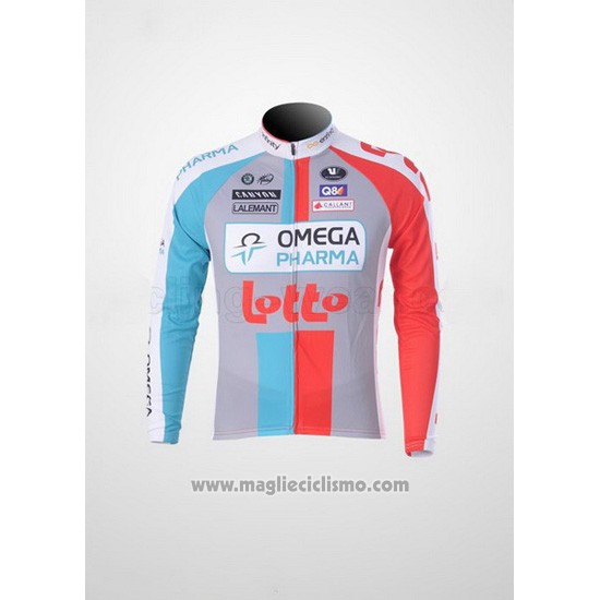 2011 Abbigliamento Ciclismo Omega Pharma Lotto Manica Lunga e Salopette Beige Manica Corta e Salopette